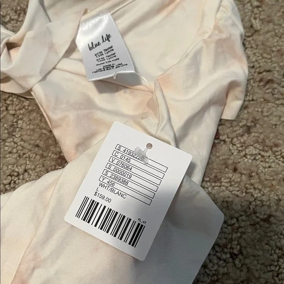 Blue Life women’s One Piece Swimsuit - Cream and Pink - Picture 2 of 5